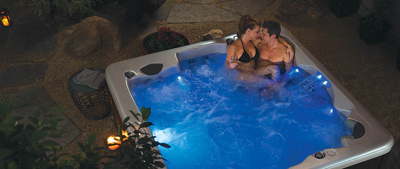 Vita Spa Hot Tubs Couple Relaxing