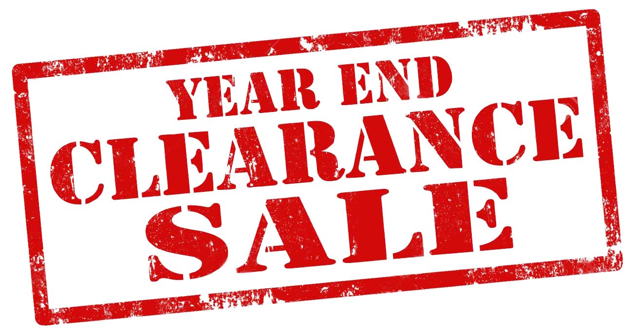 Year End Clearance Sale