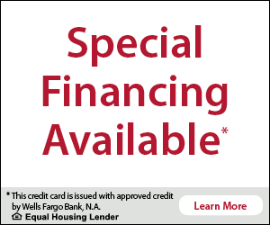 Special Financing Available by Wells Fargo